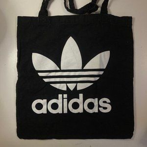 authentic adidas black cloth tote